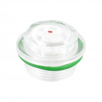 Green Rubber Washer Clear Plastic Oil Level Sight Glass 27mm for Air Compressor