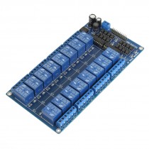 12V 16-Channel Relay Module Borad w Power LM2576S for 51 AVR ARM Electronic