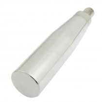 Silver Tone Metal M10 10mm Tapered Revolving Handle for Lathe Milling Machine