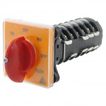 AC 380V 12A 8 Position Rotary Cam Universal Changeover Switch New