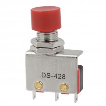 DS428 Electric Red Push Button SPDT Micro Limit Switch