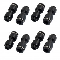 8 Pcs Air Pneumatic 8mm to 4mm Straight Push in Connectors Quick Fittings