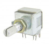 Rotary Shaft 4 Terminals Single Taper Linear Pot Potentiometer B50K 50K Ohm