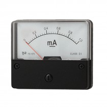 Plastic Housing DC 1mA Analog Current Panel Meter Tool