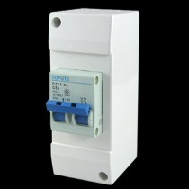 AC 400V 50A 3000A Capacity Double Pole Protective Overloaded Circuit Breaker