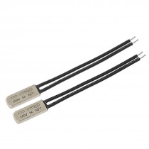 2 Pcs KSD9700 65 Degree Celsius NC Thermostat Temperature Switch Bimetal Disc