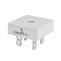 KBPC40-10 1000V 40A Single Phase Bridge Rectifier Half-Wave Silver Tone
