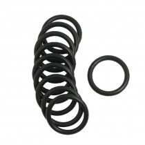 10 Pcs 20mm x 2.5mm Mechanical Rubber O Ring Oil Seal Gaskets