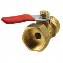 1/2"PT 20mm Male to 19mm Female Thread Lever Handle Ball Valve