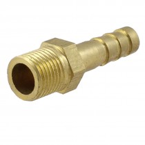 9 25" Male Thread 6mm Air Pneumatic Hose Barb Fitting Brass Coupling