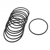 10Pcs 70mm Outer Diameter 3mm Thick Rubber Oil Filter Seal Gasket O Ring