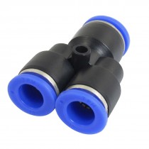 Y Union Quick Connector Pneumatic One Touch Fitting 12mm to 10mm