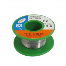 0.3mm Diameter Tin Lead Soldering Solder Wire Flux Core Reel 5M Length