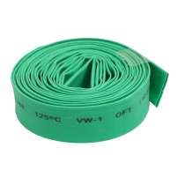 Ratio 2:1 Green Polyolefin 10mm Dia Heat Shrink Shrinkable Tube 9.8Ft