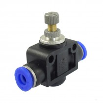 Industry Pneumatic 6mm to 6mm Joiner Speed Controller Throttle Quick Fitting