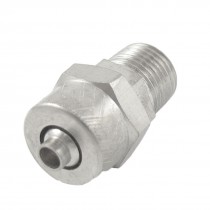 Chrome Plated Brass 1 8" PT Threaded 3 5mm Air Hose Piping Quick Joint Connector