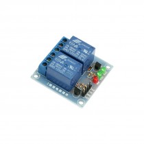 Double Channel DC 12V Coil 10A 250V/125VAC 30V/28VDC Relay Module Board