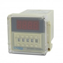 DH48S-11 LCD Display Time Timer Delay Relay 11-Pin DPDT 0.01S-99H99M AC/DC24V