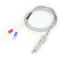 K Type 10mm Thread 0-400 Degree Celsius Thermocouple Sensors 1 Meter