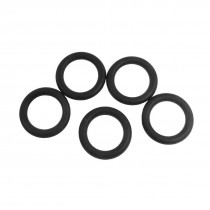 5 Pcs 30mm x 4.6mm Black Silicone O Rings Oil Seals Gaskets