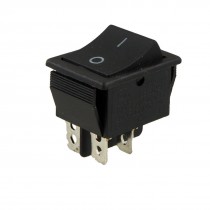 Black 4 Pin DPST on/off Rocker Switch AC 250V/16A 125V/20A Pqtbx