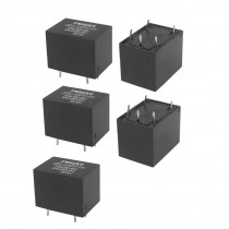 DC 28V/10A AC 220V/5A 5 Pins General Electromagnetic Relay DC 6V Coil 5 Pcs
