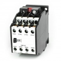 CJX1-12 AC Contactor 380V 50Hz Coil 12A 3-Phase 3-Pole 2NO + 2NC