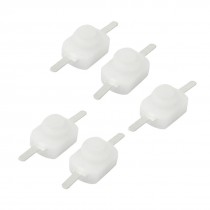 5 Pcs 2-Pin Terminals On/Off Latching Electric Torch Push Button Switch