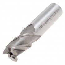 20mm x 20mm x 38mm x 104mm 3 Flutes Straight HSS End Mill Milling Cutter