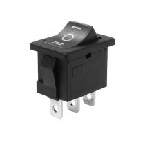 SPDT ON-OFF-ON 3 Position Snap In Boat Rocker Switch AC 250V/6A 125V/10A