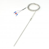 20cm Long PT100 Type Thermocuple Temperature Measurement Sensor Probe 2M