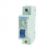 230/400VAC Single Pole 1P Overload Protection MCB Mini Circuit Breaker