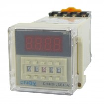 DH48S-2ZH Power on Time Delay Relay 8-Pin DPDT 0.01S-99H99M AC 48V w Socket