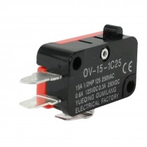 OV-15-1C25 Micro Limit Switch Button SPDT Momentary Snap Action AC 250V 15A NEW