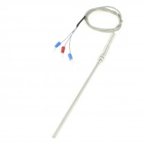 1M PT100 Type 400 Degree Celsius Thermocouple Sensor 5mm Probe Dia