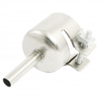 BGA Rework Station Replacement 5mm Hot Air Metal Nozzle Silver Tone