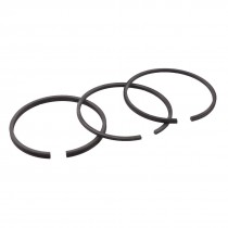 Black Metal 48mm Inner Diameter Balance Sealing Piston Ring Set 3 in 1