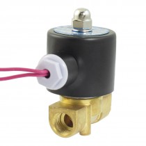 AC 110V 2 Port 2 Way 3/8"PT Female Thread Pneumatic Electric Solenoid Valve