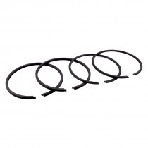 Black Metal 120mm Inside Diameter Balance Sealing Piston Ring Set 4 in 1