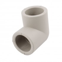25mm Dia 90 Angle Degree Elbow PP-R Pipe Fittings Adapter Connector