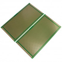 2 Pcs Prototyping Single Side PCB Board Stripboard 25x13cm
