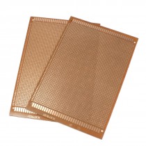 12cm x 18cm Universal Single Side Panel Copper PCB Board 2 Pcs