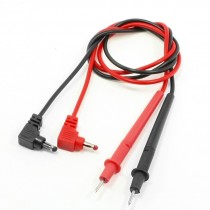 Pair Digital Multimeter 1000V 20A 26.4" Test Lead Cable Probe Red Black