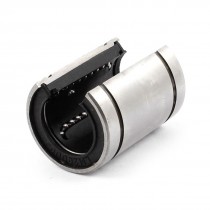 LM20UU 32mm Outer Diameter Silver Tone Black Linear Motion Ball Bearings