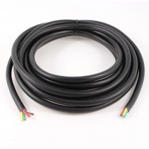 15/4 AWG Wire 4 Copper Cores Flexible PVC Insulated RVV Cable 5m 16.4ft