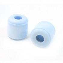 24.5mmx25mmx9mm Water Level Plastic Floating Ball Blue 2 Pcs
