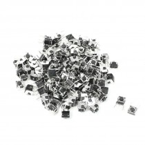 100pcs 6x6x5mm 2 Pin PCB Right Angle Momentary Tactile Push Button Switch
