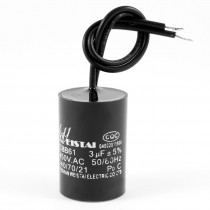 CBB61 AC 450V 3uF +/-5% Tolerance Polypropylene Film Motor Run Capacitor