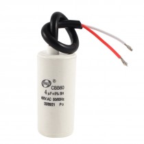 AC 450V 4uF 50Hz Cylinder Shape Non Polar Motor Run Capacitor CBB60