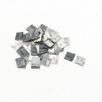 50 Pcs Stainless Steel Micro SD TF Memory Card Sockets Quick Flip Slots